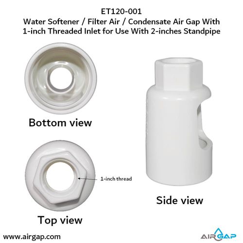 Main product image of Multi Purpose Air Gap For Water Filter and Softener, 1" NPT Schedule 40 Inlet