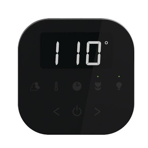 Main product image of AirTempo Steam Shower Control and Aroma Glass SteamHead in Black Oil Rubbed Bronze