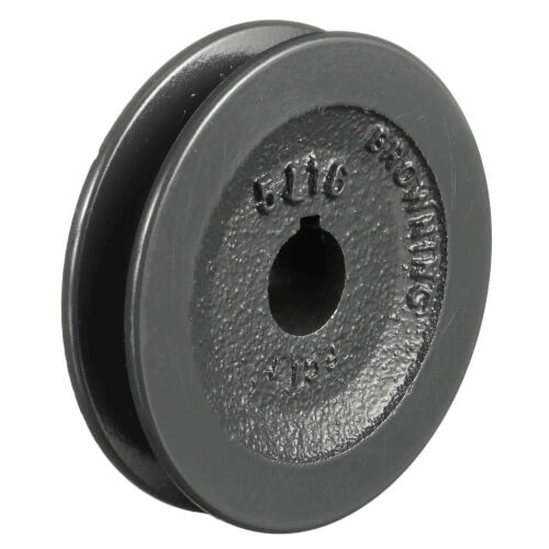 Main product image of 1 Groove Finished Bore Sheave, A, 4L Belt w/ 3/4" Bore, 3.45" O.D.
