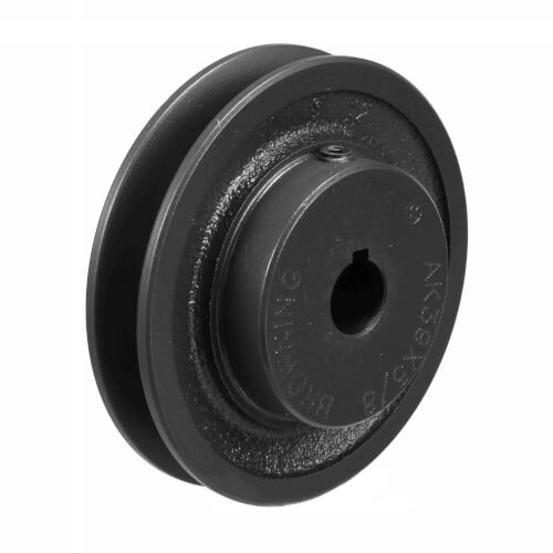 Main product image of 3.75" OD Single Groove AK Cast Iron Sheave w/ 5/8" Fixed Bore