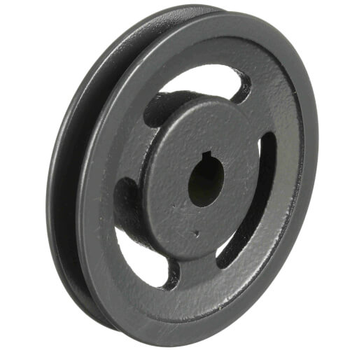 Main product image of 1 Groove Finished Bore Sheave, A, 4L Belt w/ 3/4" Bore, 4.95" O.D.