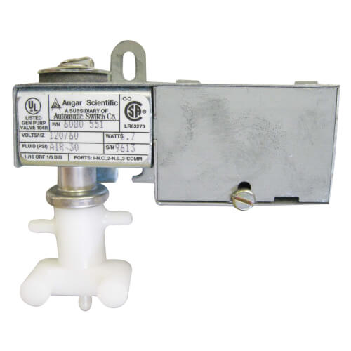 Main product image of 1/4" Barb Solenoid Air Valve w/ Junction Box (24V)