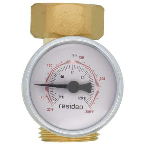 Main product image of 3/4" AM1 Temperature Gauge Tail Piece w/ Sweat