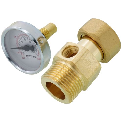 Main product image of 3/4" AM1 Temperature Gauge Tail Piece w/ Sweat