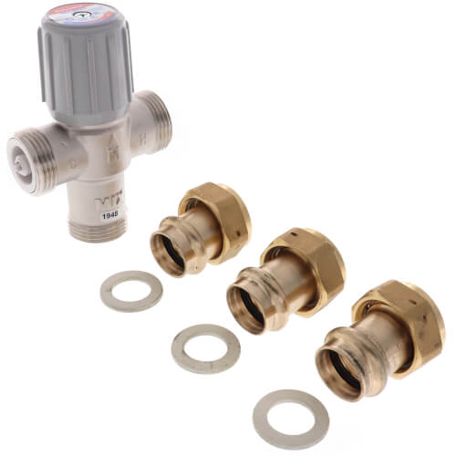 Main product image of 3/4" Union Press Mixing Valve Lead Free (70-Degree F - 145-Degree F)