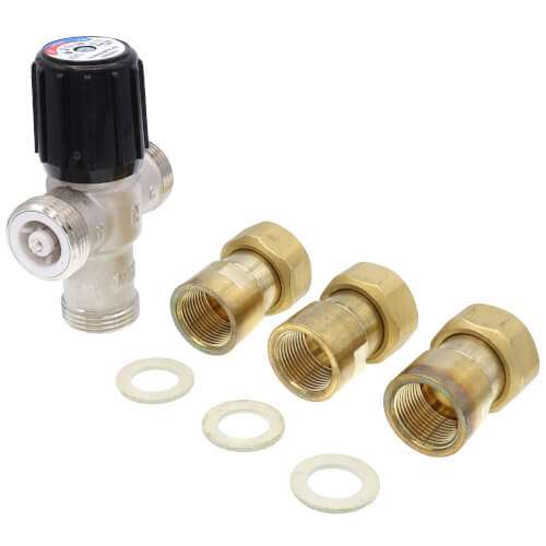 Main product image of 3/4" NPT Union 1070 Mixing Valve 70-120F (Lead Free)