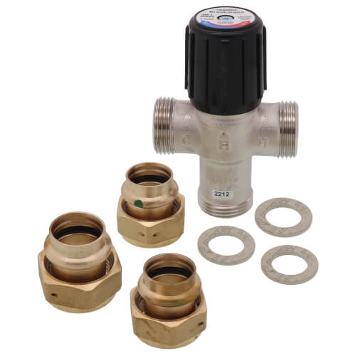 Main product image of 3/4" Union Press Mixing Valve (70-Degree F - 180-Degree F)