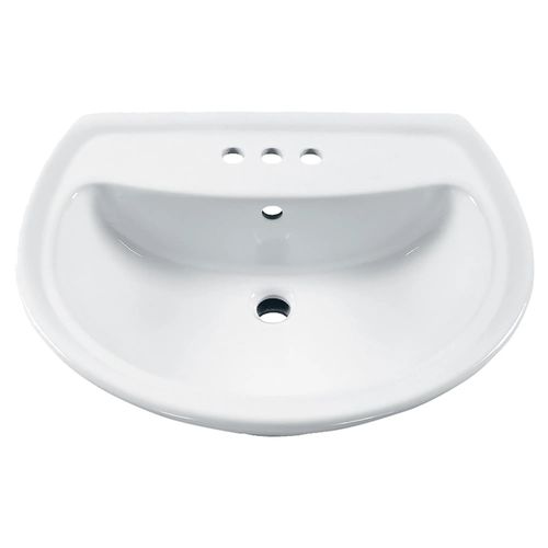 Main product image of Cadet 4" Centerset Pedestal Sink Top (White)