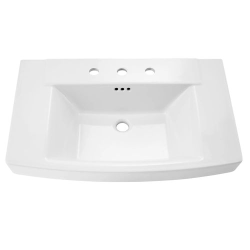 Main product image of Townsend 8" Widespread Pedestal Sink Top (White)