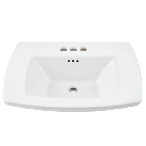 Main product image of Edgemere 4" Centerset Pedestal Sink Top (White)