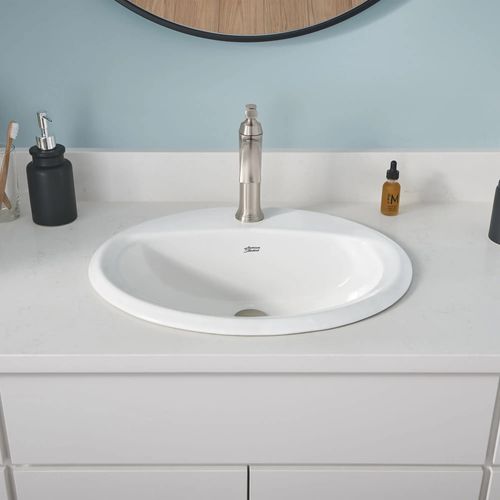 Main product image of Aqualyn Drop-In Sink w/ Center Hole Only (White)