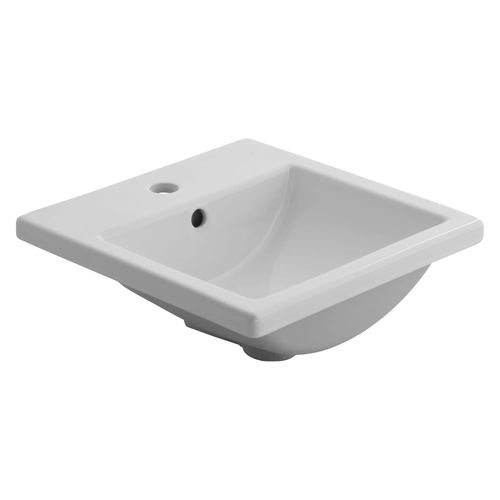 Main product image of Studio Carre Drop-In Sink w/ Center Hole Only (White)