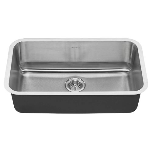 Main product image of Portsmouth 30" x 18" Stainless Steel Undermount 1-Bowl Kitchen Sink (Stainless Steel)