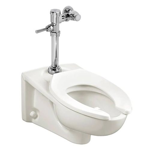 Main product image of Afwall Millennium Wall-Hung EverClean Toilet System w/ Manual Piston Flush Valve, 1.1 gpf/4.2 Lpf (White)
