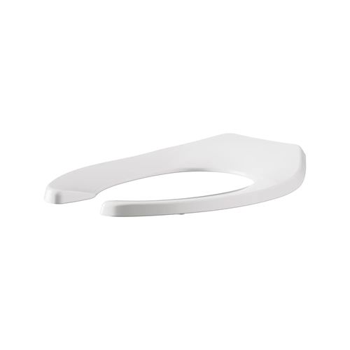 Main product image of Commercial Heavy Duty Open Front Elongated Toilet Seat (White)