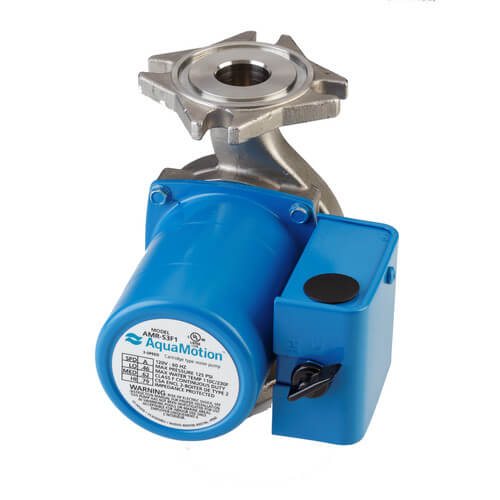 Main product image of AMR 4 Bolt Flange Stainless Steel 3-Speed Circulator, 0.127 HP