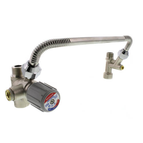 Main product image of DirectConnect Water Heater Kit w/ 3/4" Mixing Valve, 11" SS Corrugated Hose Connector (Lead Free)