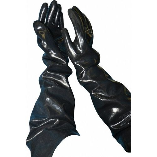 Main product image of AlphaTec 87-224 Medium-Duty Chemical Resistant Gloves, Honeycomb Grip, Black, XL