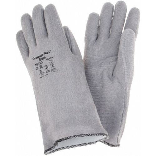 Main product image of ActivArmr 47-474 Heavy-Duty Heat Resistant Gloves, Nitrile Full Coating w/ Felt Liner, Gray, XL