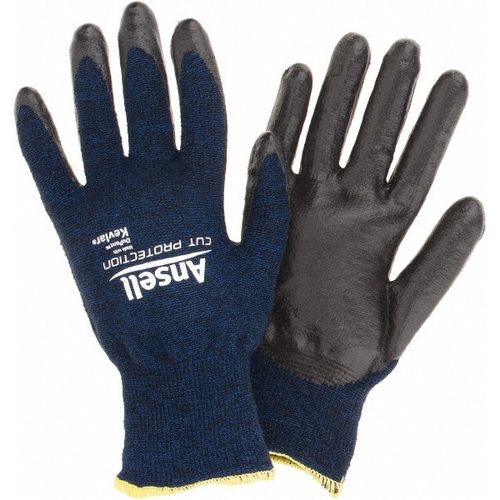 Main product image of ActivArmr 97-505 Puncture Resistant Gloves, Foam Nitrile Palm Coating, Black/Blue, Medium
