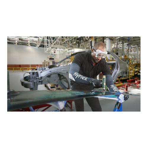 Main product image of HyFlex 11-290 Puncture Resistant High Protection Arm Sleeve, Dark Blue, Narrow Fit, 18"