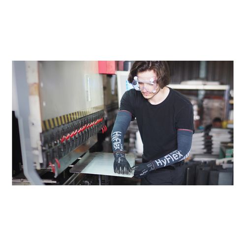 Main product image of HyFlex 11-290 Puncture Resistant High Protection Arm Sleeve, Dark Blue, Wide Fit, 18"