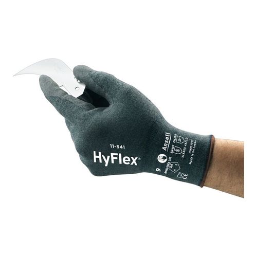 Main product image of HyFlex 11-541 Puncture Resistant Gloves, Nitrile Foam Palm & Fingers Coating, Gray, Small