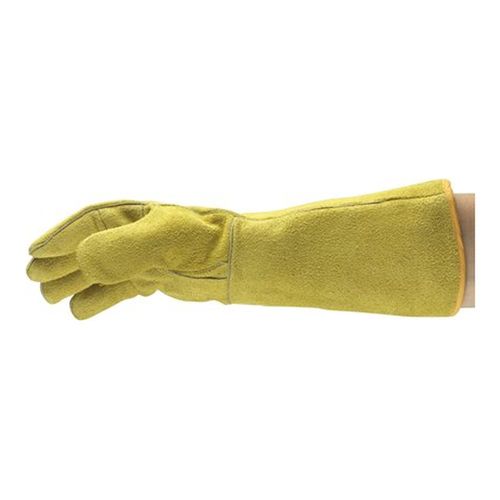 Main product image of ActivArmr 43-216 Heavy-Duty Welding Gloves, Premium Split Cowhide Leather with Kevlar Stitching, Yellow, XL