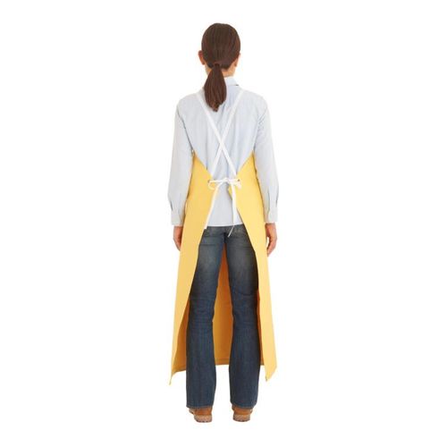 Main product image of AlphaTec 56-510 Heavy-Duty Disposable Bib Aprons, Yellow, Universal