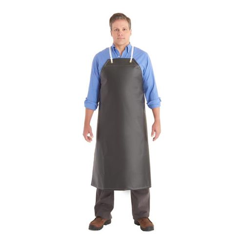 Main product image of AlphaTec 56-512 Heavy-Duty Disposable Chemical Aprons, Black, Universal
