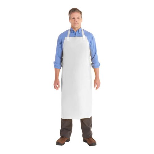 Main product image of AlphaTec 56-800 High-Performance Bib Aprons, White, Universal