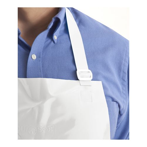 Main product image of AlphaTec 56-800 High-Performance Bib Aprons, White, Universal