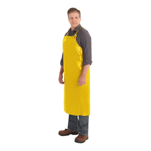 Main product image of AlphaTec 56-801 High-Performance Disposable Bib Aprons, Yellow, Universal