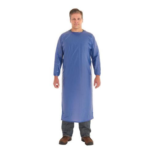 Main product image of AlphaTec 56-910 Closed-Back Coat Aprons, Blue, XL