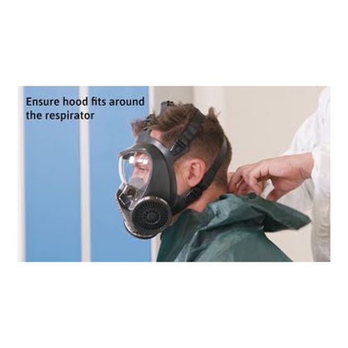 Main product image of AlphaTec 4000 Model 111 Disposable Chemical Resistant Coveralls w/ Hood & Double Zipper, Green, XL (Pack of 6)