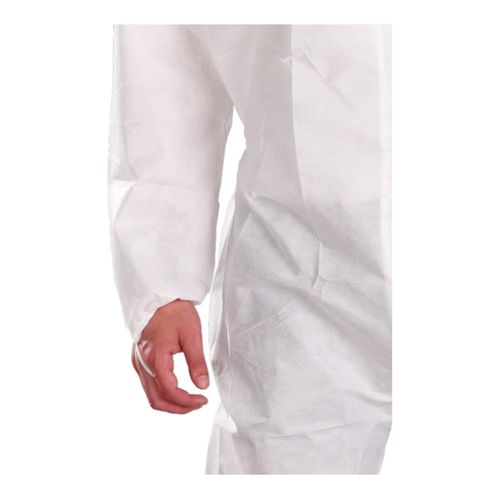 Main product image of AlphaTec 1500 Plus Model 103 Disposable Chemical Resistant Coveralls, Collared, White, Medium (Pack of 25)
