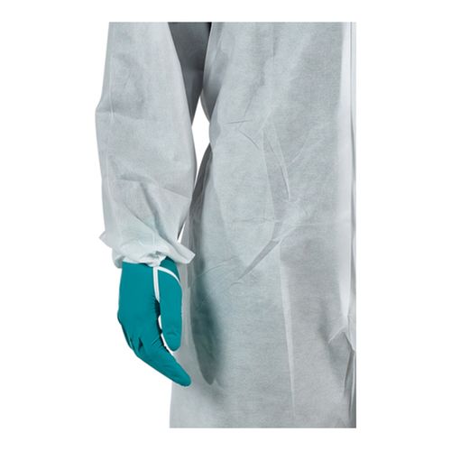 Main product image of AlphaTec 1500 Plus Model 111 Disposable Chemical Resistant Coveralls w/ Hood, 2 Way Zipper, White, Large (Pack of 25)
