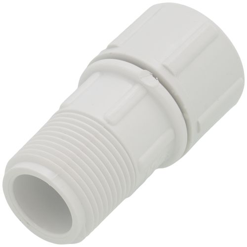 Main product image of 3/4" PVC Swivel Adapter (MIPT x FHT Swivel) w/ Washer