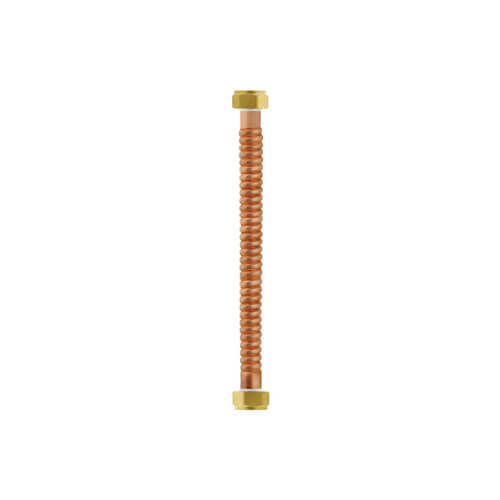 Main product image of 3/4" Female NPT x 3/4" Female NPT Flexible Water Connector, Copper (15" Long), AP10505