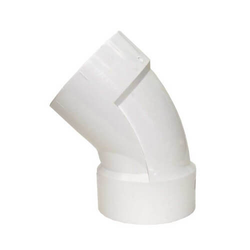 3" PVC 45° Elbow