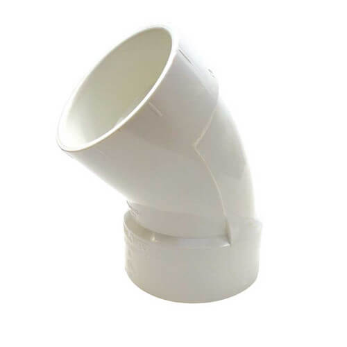 3" PVC 45° Elbow