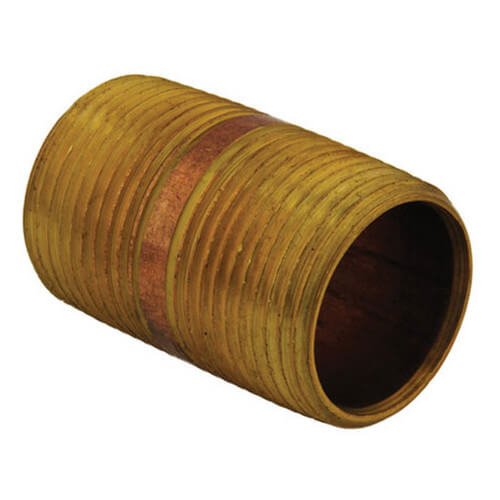 Main product image of Nipple - Brass (1" NPT x Close), AP6633AB-4