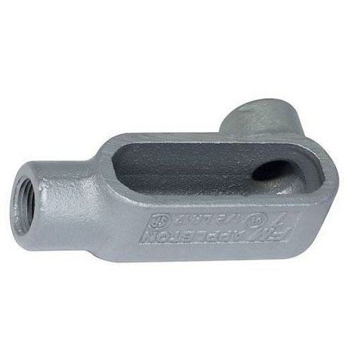 Main product image of Form 7, 1-1/4" Threaded LL Rigid Conduit Body - Gray Iron