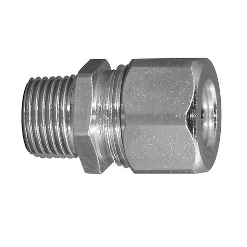 Main product image of 3" MNPT Aluminum Body Liquid Tight Strain Relief Straight Cord Connector, 2.687" to 3.062" Cord Dia. Range