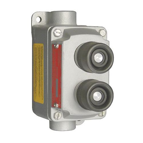 Main product image of 1-Gang 1-Circuit Universal Red Mushroom Head Control Station, Emergency Stop Nameplate, 3/4" Hub (10A, 600 VAC)