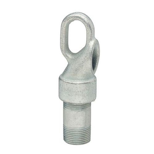 Main product image of 3.25" Malleable Iron Flexible Fixture Hanger Hook w/ 3/4" Hub
