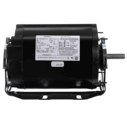 ARB2026SV1 - Century ARB2026SV1 - 1/4 HP 115/208-230v Fan and Blower ...