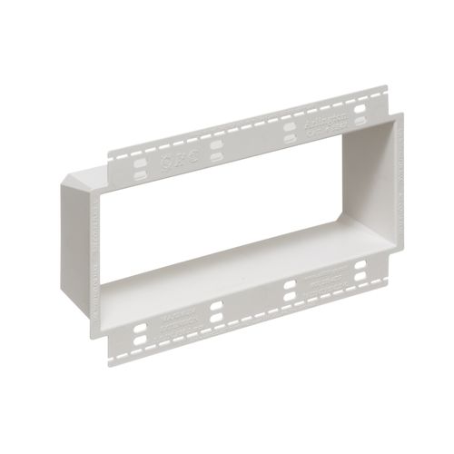 Main product image of 4-Gang Electrical Outlet Box Extender w/ Larger Flange (White)