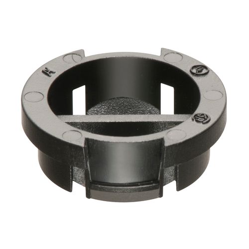 Main product image of 1/2" Black Button Non-Metallic Push-In Cable Connector w/ Divider