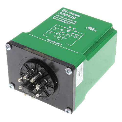 DPDT 8 Pin Cross-Wired Alternating Relay (120V)